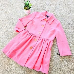 ⭐NWT Pink Punch Halogen Atlantic-Pacific Peplum Topper Influencer Favorite⭐